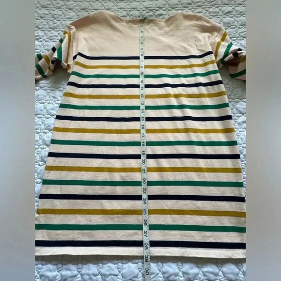 J. Crew Women's Striped Boat Neck Oversized Long Sleeve Tunic Top Size Small - Picture 11 of 14